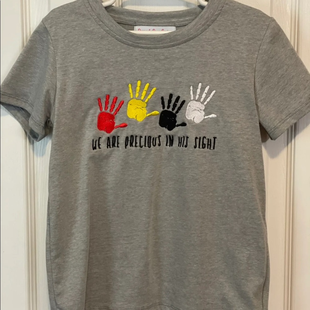“We Are Precious In His Sight” boy’s top - size 6/7